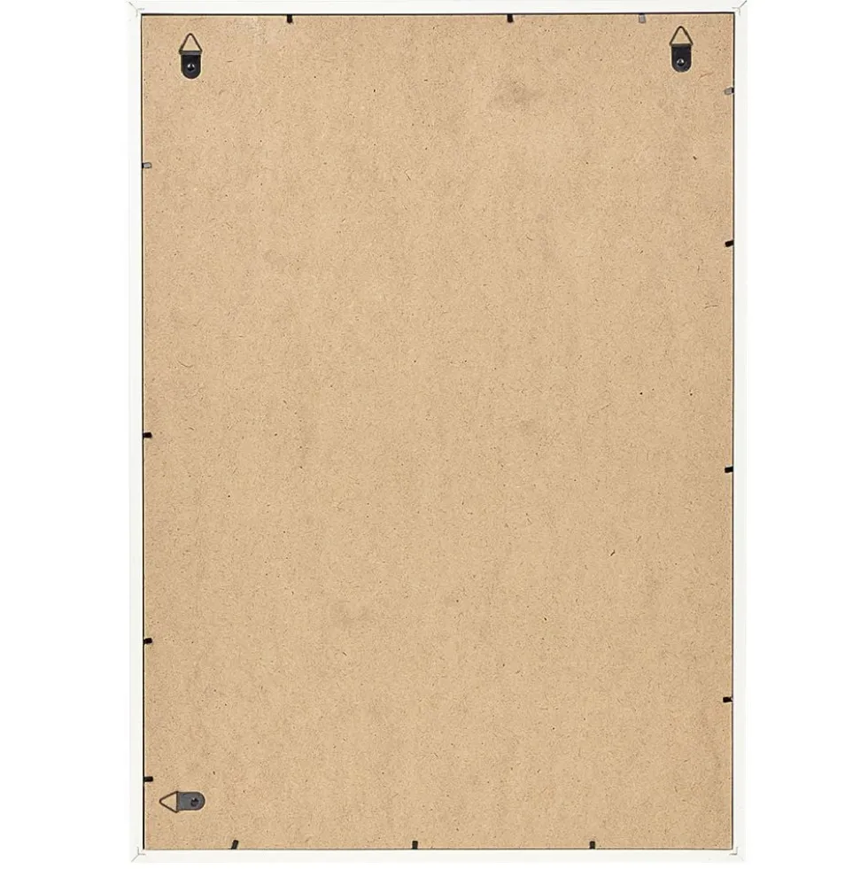 Cadre photo bois blanc 50x70cm pour photo 40x50cm