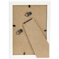 Cadre photo bois blanc 10x15cm pour photo 9x13cm