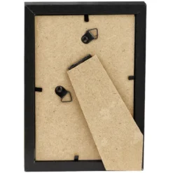 Cadre photo bois noir 12x17cm pour photo 9x13cm