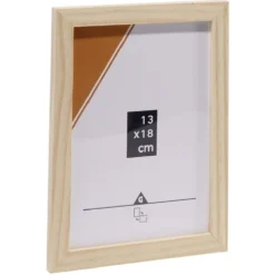 Cadre photo bois 15x20cm pour photo 13x18cm