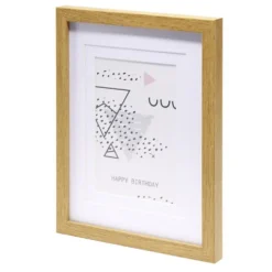 Cadre photo bord bois 20x26cm (2 modèles)