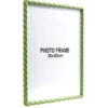 Cadre photo bord vague plastique coloré 34x44cm pour photo 30x40cm (3 modèles)