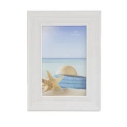 Cadre photo en bois blanc 17x22cm pour photo 13x18cm