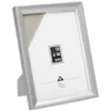 Cadre photo plastique argenté 16x21cm pour photo 13x18cm