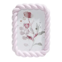 Cadre photo plastique contour torsadé 13x18cm (4 modèles)