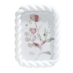 Cadre photo plastique contour torsadé 13x18cm (4 modèles)