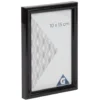 Cadre photo plastique noir 11x16cm pour photo 10x15cm