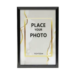Cadre photo plastique pour photo 10x15cm (2 modèles)