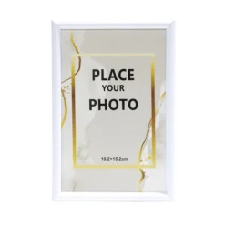 Cadre photo plastique pour photo 10x15cm (2 modèles)
