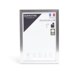 Cadre photo résine gris acier 23,7x32,7cm pour photo 20x30cm