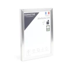 Cadre photo résine gris acier 23,7x32,7cm pour photo 20x30cm