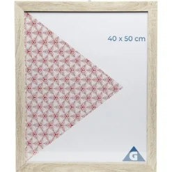 Cadre photo 45x55 gris en bois