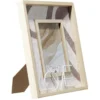 Cadre rectangulaire 21x26cm inscription LOVE en bois pour photo 10x15cm