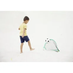Cage de foot pop-up pliable bleu 60x40xH40cm (2 pièces)
