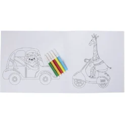 Cahier de coloriage avec feutres