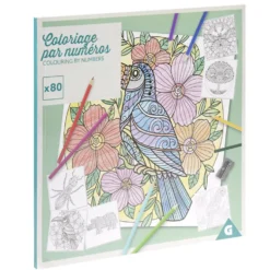Cahier de coloriages au numéro 80 pages 22x44,6cm