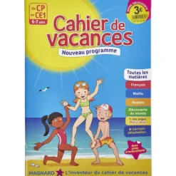 Cahier de vacances enfant