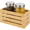 Caisse de rangement bambou pliable 31x15xH15cm