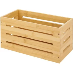 Caisse de rangement bambou pliable 31x15xH15cm