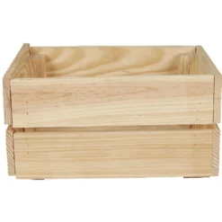 Caisse en bois pin massif à monter soi-même petit modèle