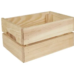 Caisse en bois pin massif à monter soi-même petit modèle