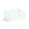 Caisse pliable polypropylène 17x12x7.5cm vert pastel