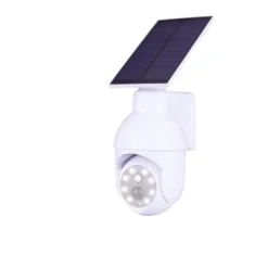 Caméra factice solaire détection projecteur 9LED 200lms H8cm