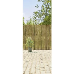 Canisse bambou fendu naturel L.500xH.150cm