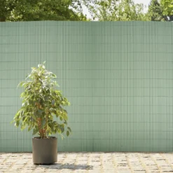 Canisse double face occultation modérée PVC verte 300xH150cm