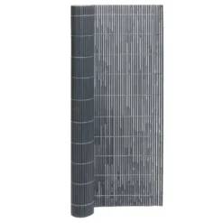 Canisse double face occultation modérée PVC grise 300xH100cm