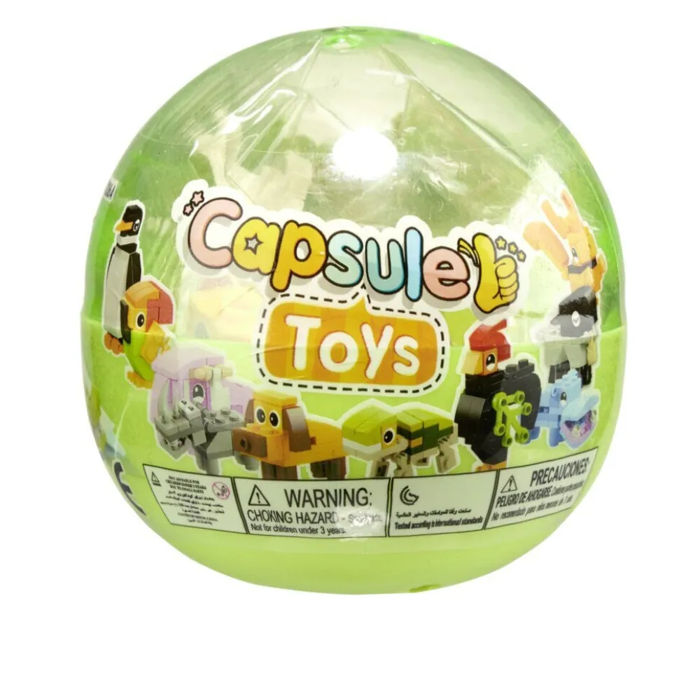Capsule oeuf animal à construire Ø6,5cm (3 modèles)