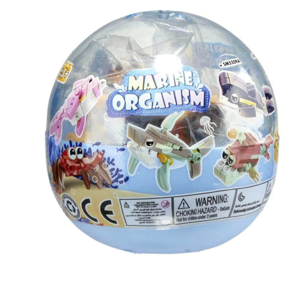 Capsule oeuf animal à construire Ø6,5cm (3 modèles)