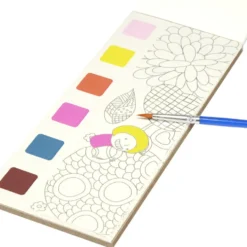 Carnet de coloriage avec pinceau 20 pièces