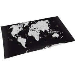 Carte du monde à gratter