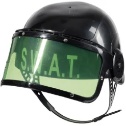 Casque enfant SWAT noir