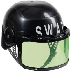 Casque enfant SWAT noir
