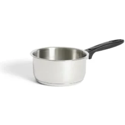Casserole tous feux dont induction inox gris poignée bakélite Ø18cm