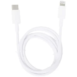 Câble USBC lightning blanc 1m