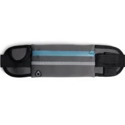 Ceinture de sport 37x10cm polyester gris