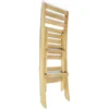 Chaise de jardin Bali pliante marron H87cm