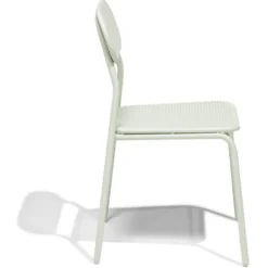 Chaise de jardin Faro empilable métal vert 48x52xH82cm