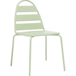 Chaise de jardin Fun métal vert 58x45xH82cm