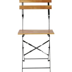 Chaise de jardin pliante Bali métal bois