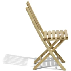 Chaise de jardin pliante en bambou Laos 42x52xH87 cm