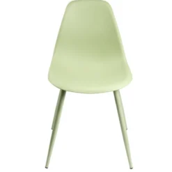 Chaise First métal et plastique vert 42,5xP50xH78,5cm
