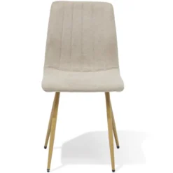 Chaise Joseph grise 54x45xH89cm x2