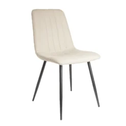 Chaise Joseph noir et gris L45xP54XH89cm