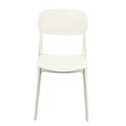 Chaise plastique beige 43xP54xH79cm