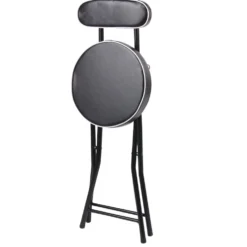 Chaise pliante Tony Noire Ø30 x H.74 cm