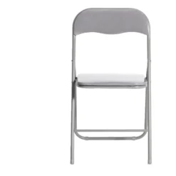 Chaise pliante Tracy métal gris foncé L49xP49xH79cm